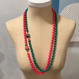 J. Crew Beatle Bead Necklaces (2)
